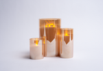 3x4 • Flameless LED Candle in Gold
