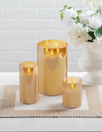3x4 • Flameless LED Candle in Gold