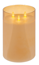 5x8 • Flameless LED Candle in Gold
