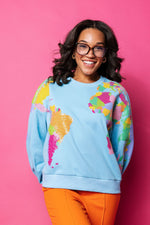 QOS Aqua Queen Of The World Sweatshirt