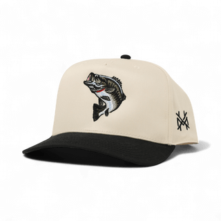 Bait Bandit Snapback Hat • Retro Black/Natural