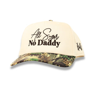 All Sugar No Daddy Trucker Hat • Camo