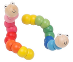 Baby Wooden Twisty Worms