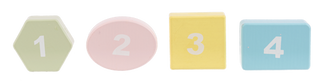 Wooden Block Counting Clock