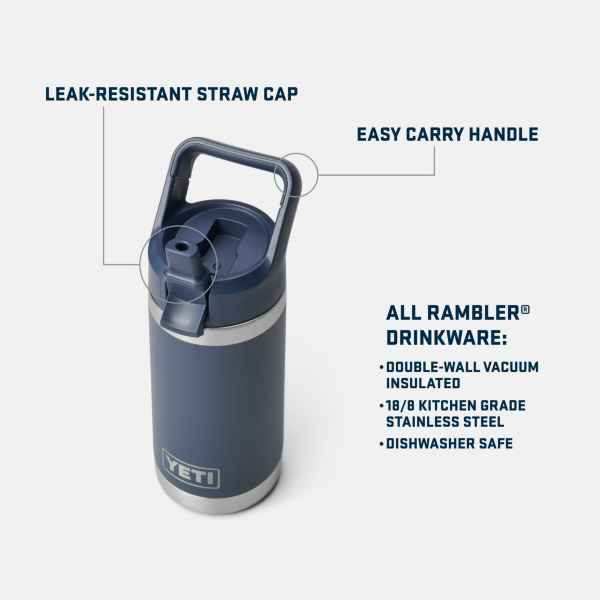 Rambler® Jr. 12oz Bottle + Straw Cap