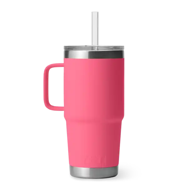 Rambler® 25oz Mug with Straw Lid • Tropical Pink