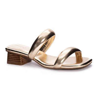 Alistar Dress Slide • Metallic Gold