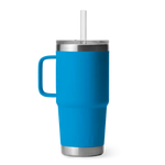 Rambler® 25oz Mug with Straw Lid • Big Wave Blue