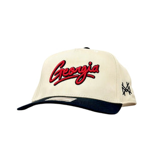 Home State Tailgate Football Trucker Hat - Georgia • Cream + Black