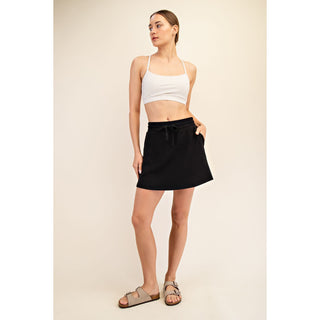 Modal Scuba Skort • Black