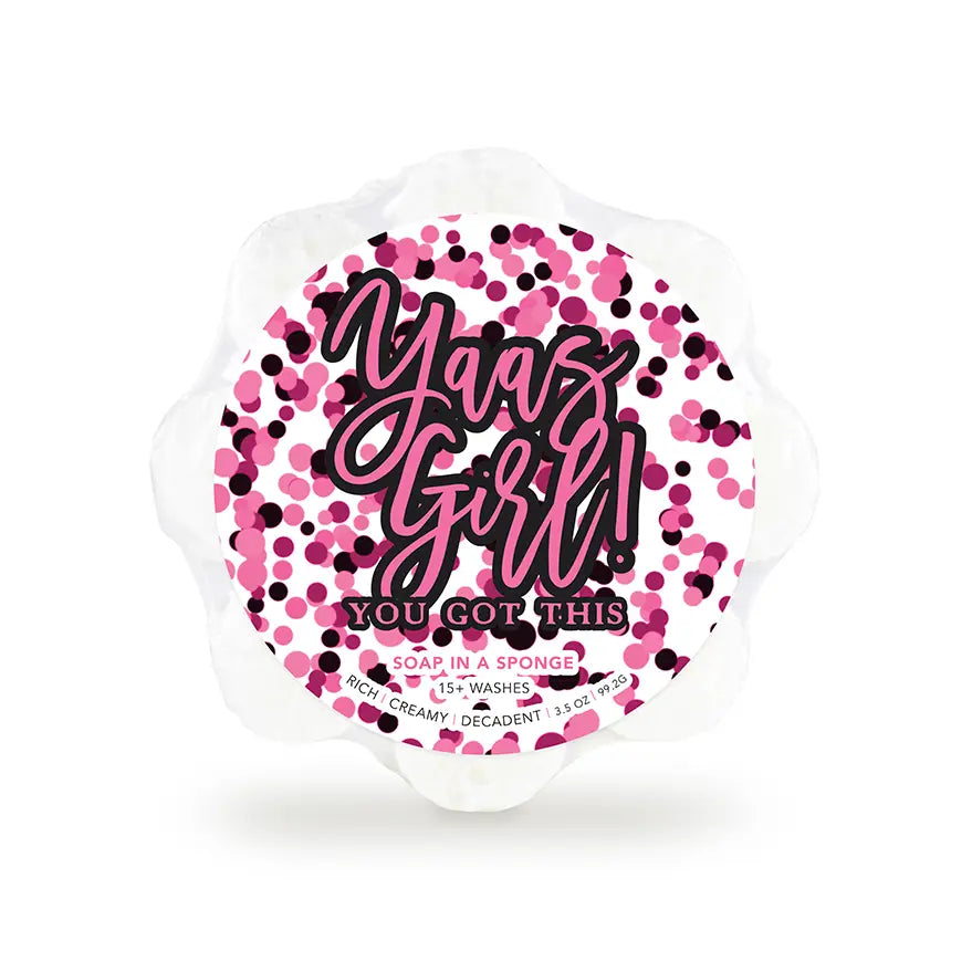 Yaasss Girl Shower Sponge • Pretty