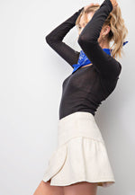Alexia Mini Skirt • Beige