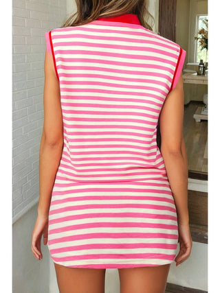 Kingsley Stripe Two Piece Set • Sachet Pink
