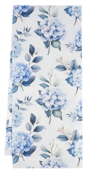Blue Hydrangea Tea Towels