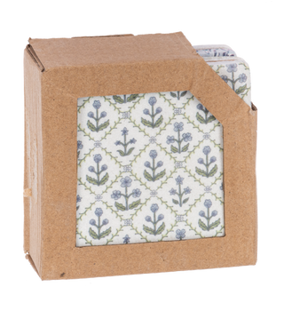 Vintage Floral Coaster Set