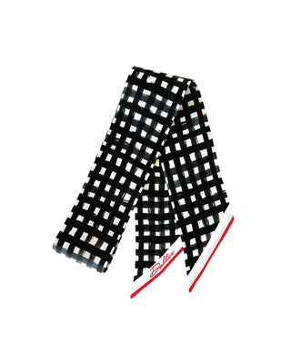 Tailgate Checkered Scarf • Black & Red
