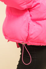 Riley Puffer Jacket • Hot Pink