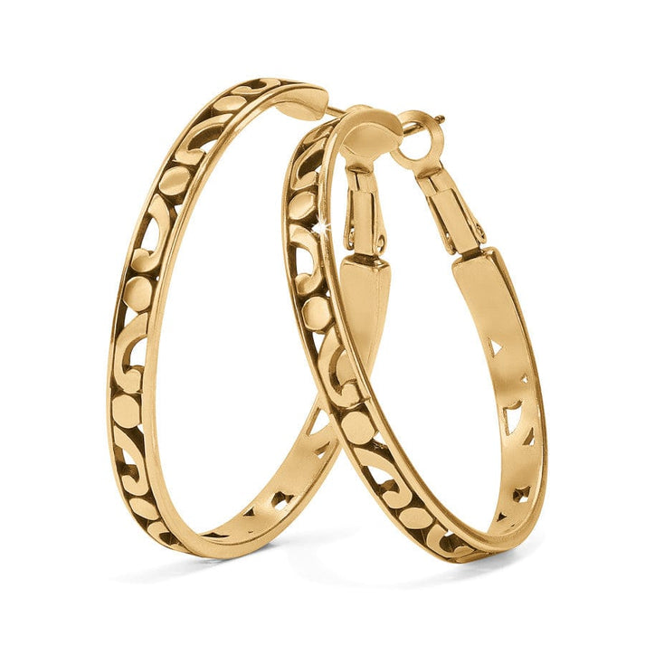 Contempo Large Hoop Earrings • Gold