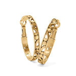 Contempo Medium Hoop Earrings • Gold