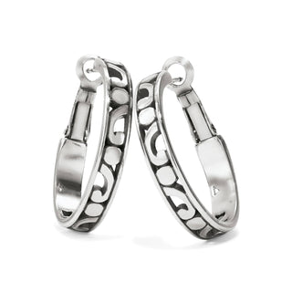 Contempo Small Hoop Earrings • Silver