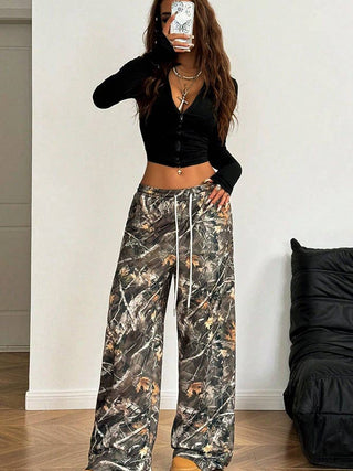 Into The Woods Elastic Waist Pants • Camo