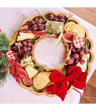 Wreath Magnetic Bow Serving Board