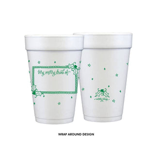 Merry Name Tag | Christmas Cups