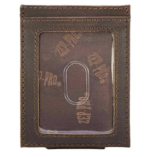 UGA Crazyhorse Front Pocket Wallet • Light Brown
