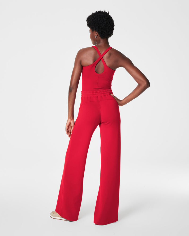 SPANX® AirEssentials Wide Leg Pant • Spanx Red