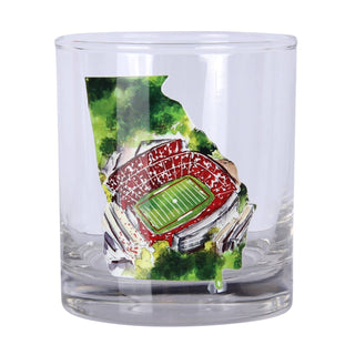 GA Stadium Rocks Glass