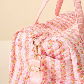 On-The-Go Quilted Weekender Bag-Petal Parade Pink
