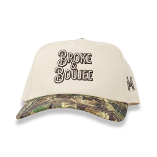 Broke & Boujee Trucker Hat • Camo