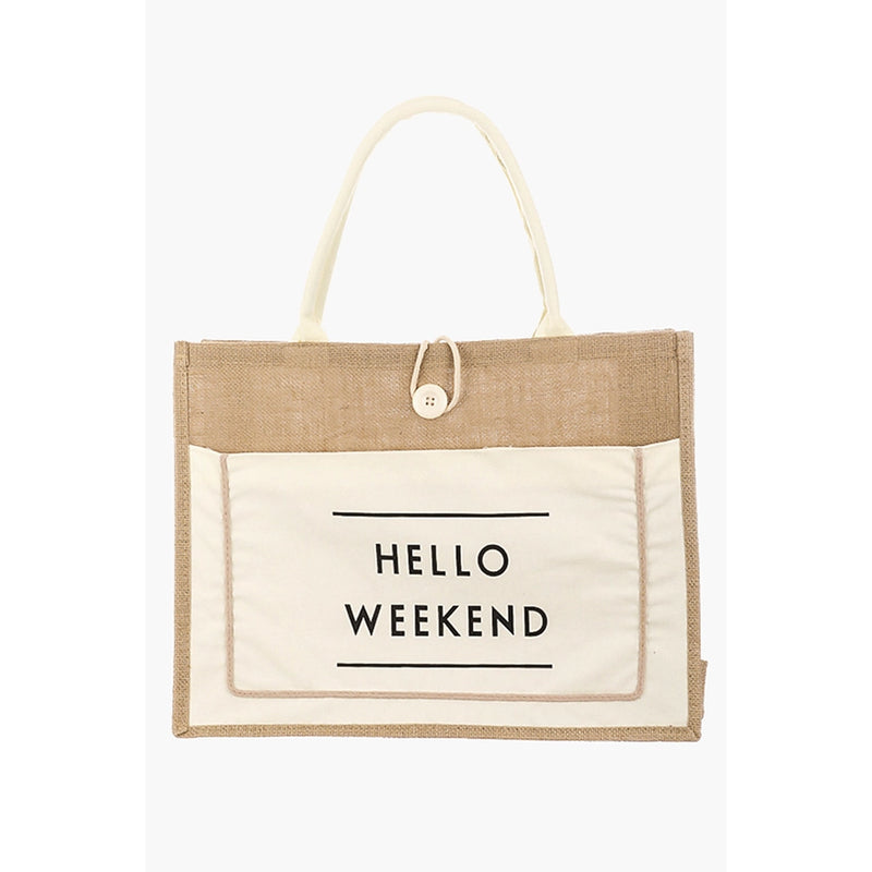 Hello Weekend Tote