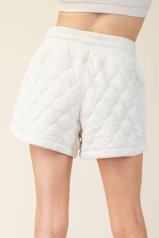 Riley Quilted Short • Bone