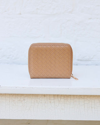 Blakely Wallet • Woven Tan