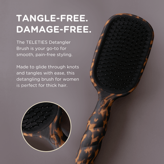 Detangler Brush for Thick Hair • Tortoise