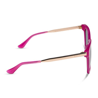 Bella • Bright Tulip Golden Grey Gradient Sunglasses