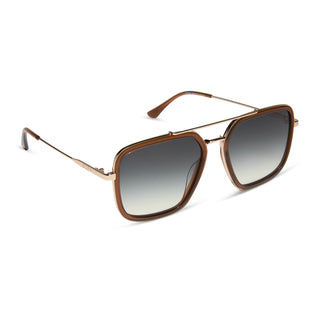 Jordan Whiskey Gold Grey Gradient Sunglasses
