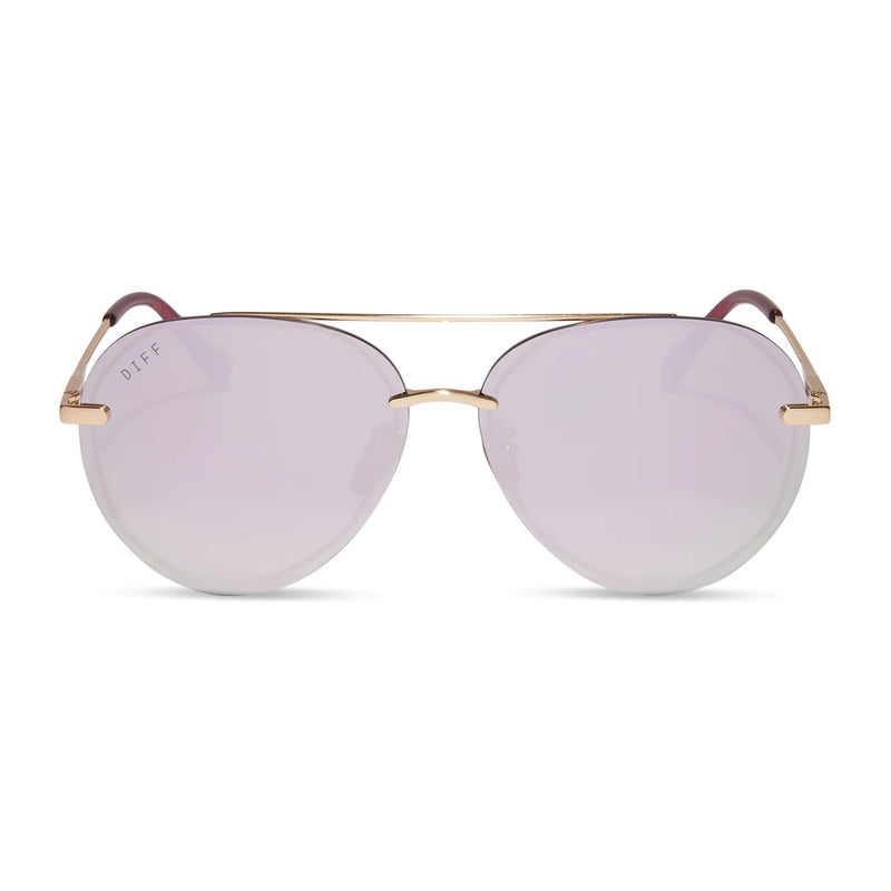 Lenox • Brushed Gold + Cherry Blossom Mirror