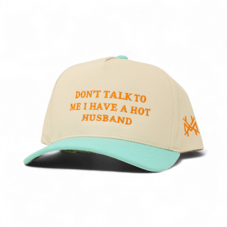 Don't Talk To Me Hot Husband Hat • Retro Mint/Natural