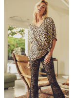 Lovely Leopard Satin Top • Animal