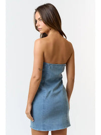 Gabbie Mini Dress • Denim