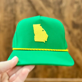 Georgia State Embroidered Hat - Augusta Star