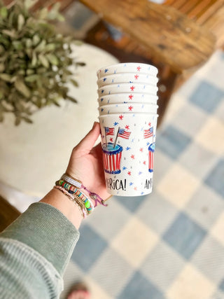 HBD Reusable America Cups • Set of 6