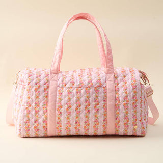 On-The-Go Quilted Weekender Bag-Petal Parade Pink