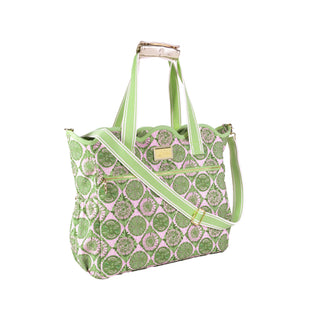 Scallop Cooler Tote • Tropical Tiles