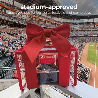Clear Stadium • Varsity Red Bow