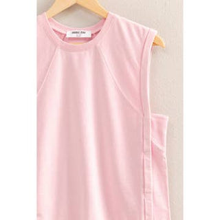 Catherine Boxy Top • Soft Pink