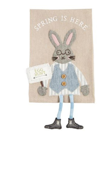 Easter Dangle Leg Towel