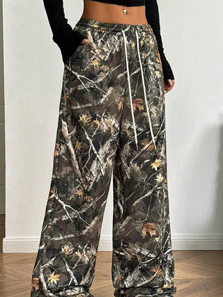 Into The Woods Elastic Waist Pants • Camo